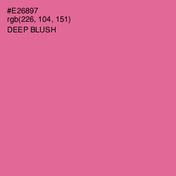 #E26897 - Deep Blush Color Image
